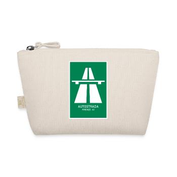 Autostrada Firenze A1 Vintage Poster - Bio-Täschchen - Natur - Vorne