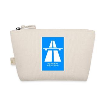 Motorway Manchester M62 Vintage Poster - Organic Pouch - nature - Front