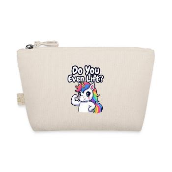 Unicorn Gym Do You Even Lift? - Organic Pouch - nature - Front