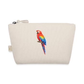 Vibrant parrot coloring - Organic Pouch - nature - Front