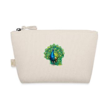Magnificent peacock - Organic Pouch - nature - Front