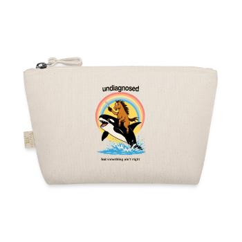 Pony on Orca – Absurd Chaos - Organic Pouch - nature - Front