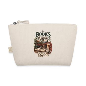 Books and Coffee - Organic Pouch - nature - Front