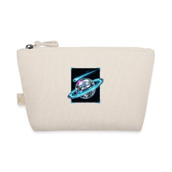 Saturn's neon Orb - Organic Pouch - nature - Front