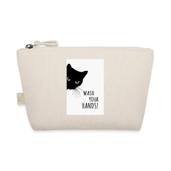 Lave-toi les mains ! – Affiche drôle de chat - Trousse biologique - nature - Devant