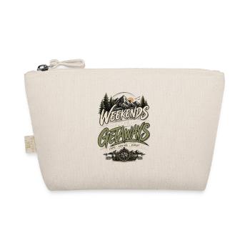 Weekends Are for Getaways – Outdoor Adventure - Organic Pouch - nature - Front