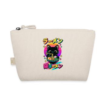 Kawaii Katzen Ramen Anime - Bio-Täschchen - Natur - Vorne
