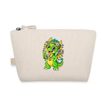 Dragon hippie avec bandana arc-en-ciel - Trousse biologique - nature - Devant