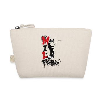 Fishing man - Humor - Organic Pouch - nature - Front