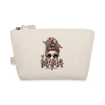 Leopard Mom Style - Organic Pouch - nature - Front