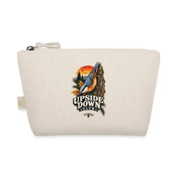 Kleiber Upside Down Club Natur-Badge Vintage  - Bio-Täschchen - Natur - Vorne