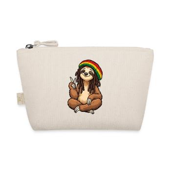Cool Rastafarian Sloth - Organic Pouch - nature - Front