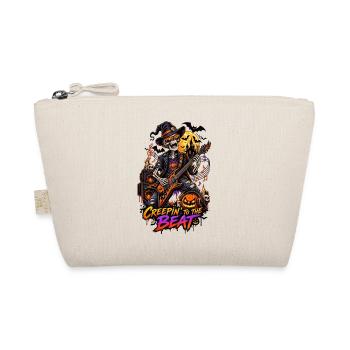 Creepin' to the Beat – Halloween Rock - Organic Pouch - nature - Front