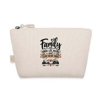 Family Where Life Begins - Organic Pouch - nature - Front