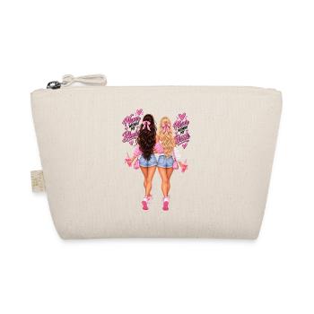 Never Without My Blonde, Never Without My Brunette - Organic Pouch - nature - Front