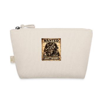 Raccoon Dumpster Poster Wanted - Organic Pouch - nature - Front