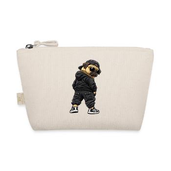 Un carlin gangster cool en mode streetwear - Trousse biologique - nature - Devant