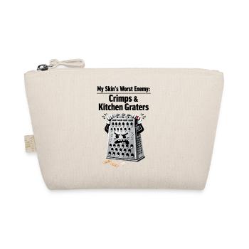 My Skin's Worst Enemy: Crimps & Kitchen Graters - Organic Pouch - nature - Front
