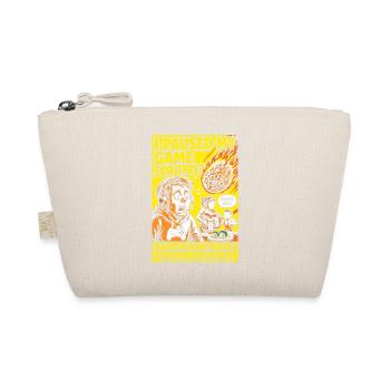 I Paused My Game – Gamer Parents Horror Humor - Organic Pouch - nature - Front