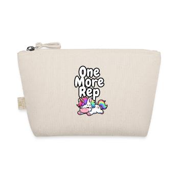 One More Rep Unicorn Gym - Bio-Täschchen - Natur - Vorne