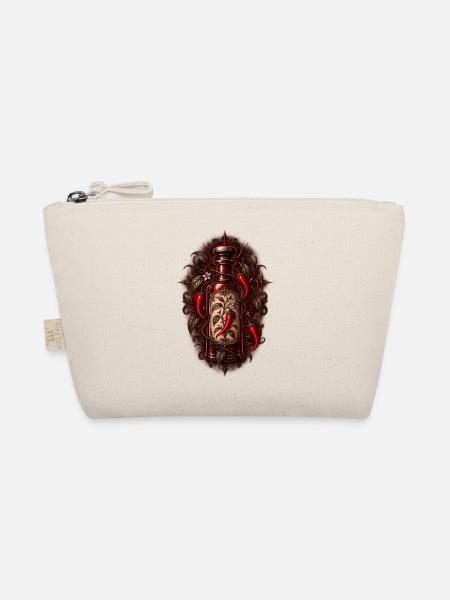 Vintagestil Flaschenpflanze Chili - Bio-Täschchen - Natur