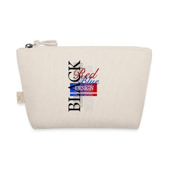 Black-Red-Blue_Design - Bio-Täschchen - Natur - Vorne