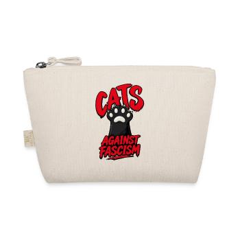 Cats Against Fascism - Bio-Täschchen - Natur - Vorne