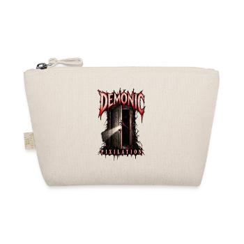 Fan-Merchandise aus dem kleinen Kultfilm DEMONIC - Bio-Täschchen - Natur - Vorne