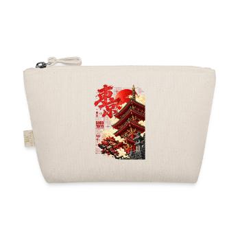 Tokyo Tempel Pagode Japan Streetwear - Bio-Täschchen - Natur - Vorne