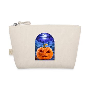 Halloween Pumpkin - Bio-Täschchen - Natur - Vorne