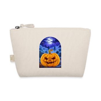 Halloween Pumpkin - Bio-Täschchen - Natur - Vorne