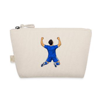 Fußball-Torfeier - Bio-Täschchen - Natur - Vorne