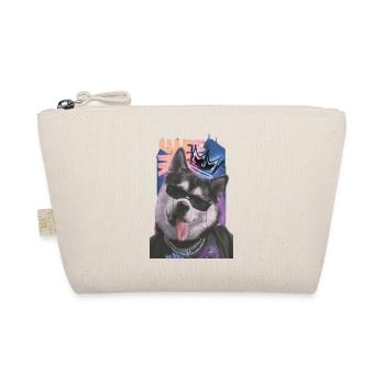 König Hund Neon Streetwear - Bio-Täschchen - Natur - Vorne