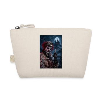Unheimlicher Clown-Chirurg – Halloween-Horror - Bio-Täschchen - Natur - Vorne