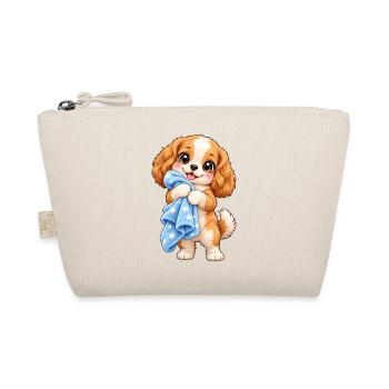 Kawaii-Hund mit seiner Decke - Bio-Täschchen - Natur - Vorne