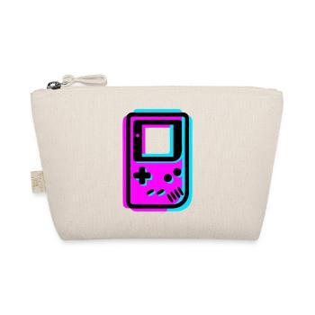 Retro Handheld Konsole Glitch - Bio-Täschchen - Natur - Vorne