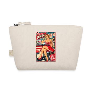 Rockabilly Pin Up: Life is Better at the Diner - Bio-Täschchen - Natur - Vorne