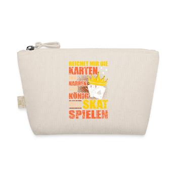 Skat Spieler Skat Club Skate Turnier Kartenspiel - Bio-Täschchen - Natur - Vorne