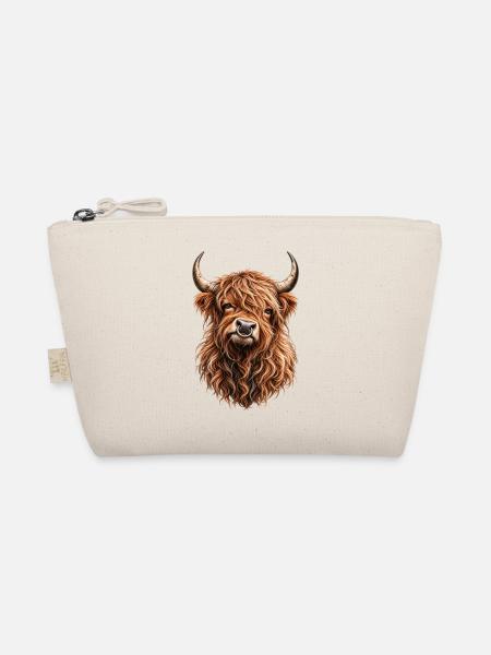 Highland Attitude – Wild & Unbeeindruckt - Bio-Täschchen - Natur