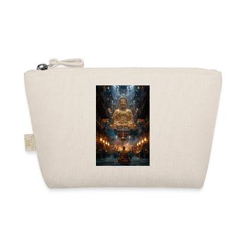 Goldener Buddha in der Heiligen Halle - Bio-Täschchen - Natur - Vorne