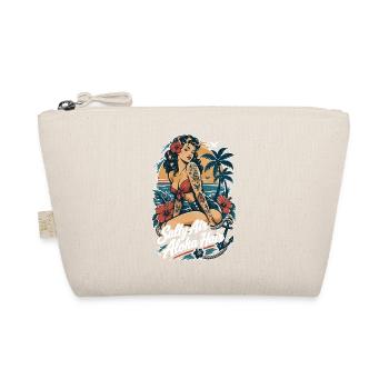 Salty Air Aloha Hair Pin-Up im Sailor Jerry Stil - Bio-Täschchen - Natur - Vorne