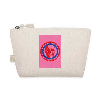 Pink Skull - Bio-Täschchen - Natur - Vorne