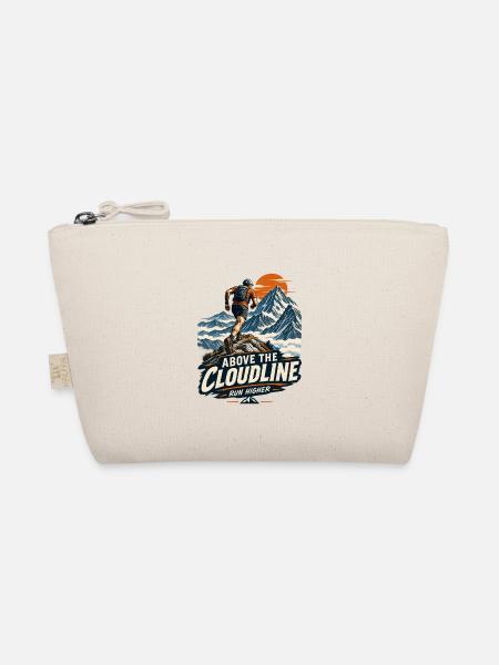 Above_the_Cloudline_Vintage_Mountain_Running_De - Bio-Täschchen - Natur