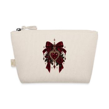 Gothic Heart Dark Romance - Bio-Täschchen - Natur - Vorne
