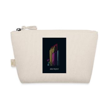 Urban Frequency – Moderne Skyline mit Schriftzug - Bio-Täschchen - Natur - Vorne