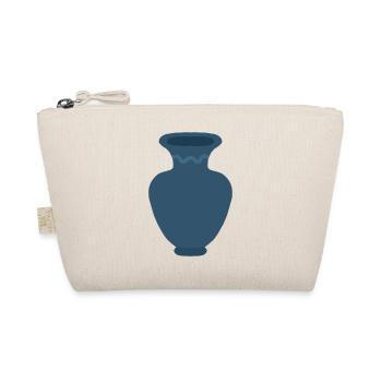 Azure Vase Silhouette Art - Bio-Täschchen - Natur - Vorne