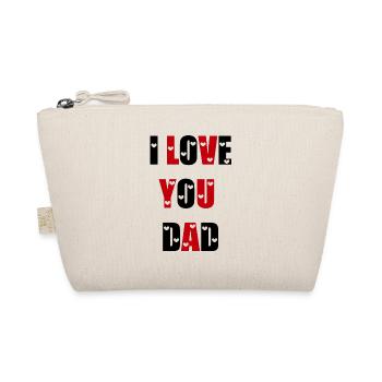 I Love You Dad - Bio-Täschchen - Natur - Vorne