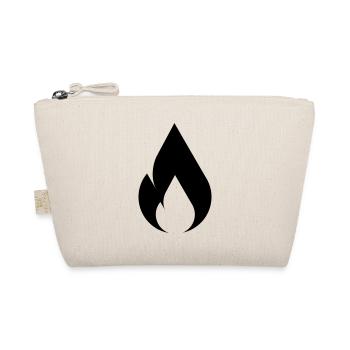 Feuer Flamme - Bio-Täschchen - Natur - Vorne