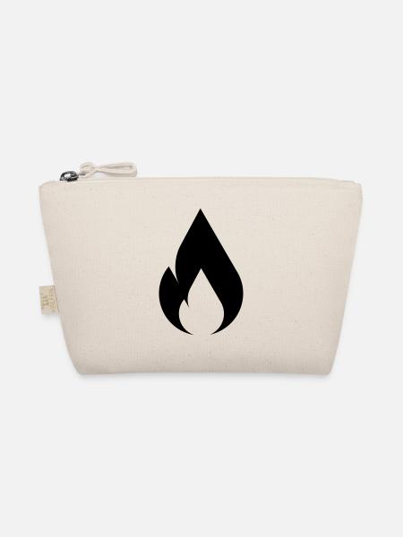 Flame of fire - Organic Pouch - nature - Front