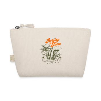 VINTAGE SURFER BEACHER SURFING BOARDER BEACH MOTIF - Organic Pouch - nature - Front